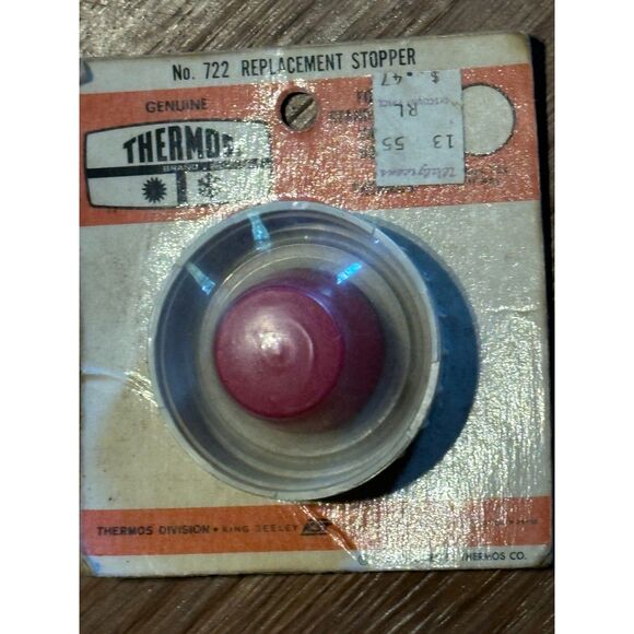 Thermos Number 722 Replacement Stopper 1972 Original Packaging - Picture 2 of 3